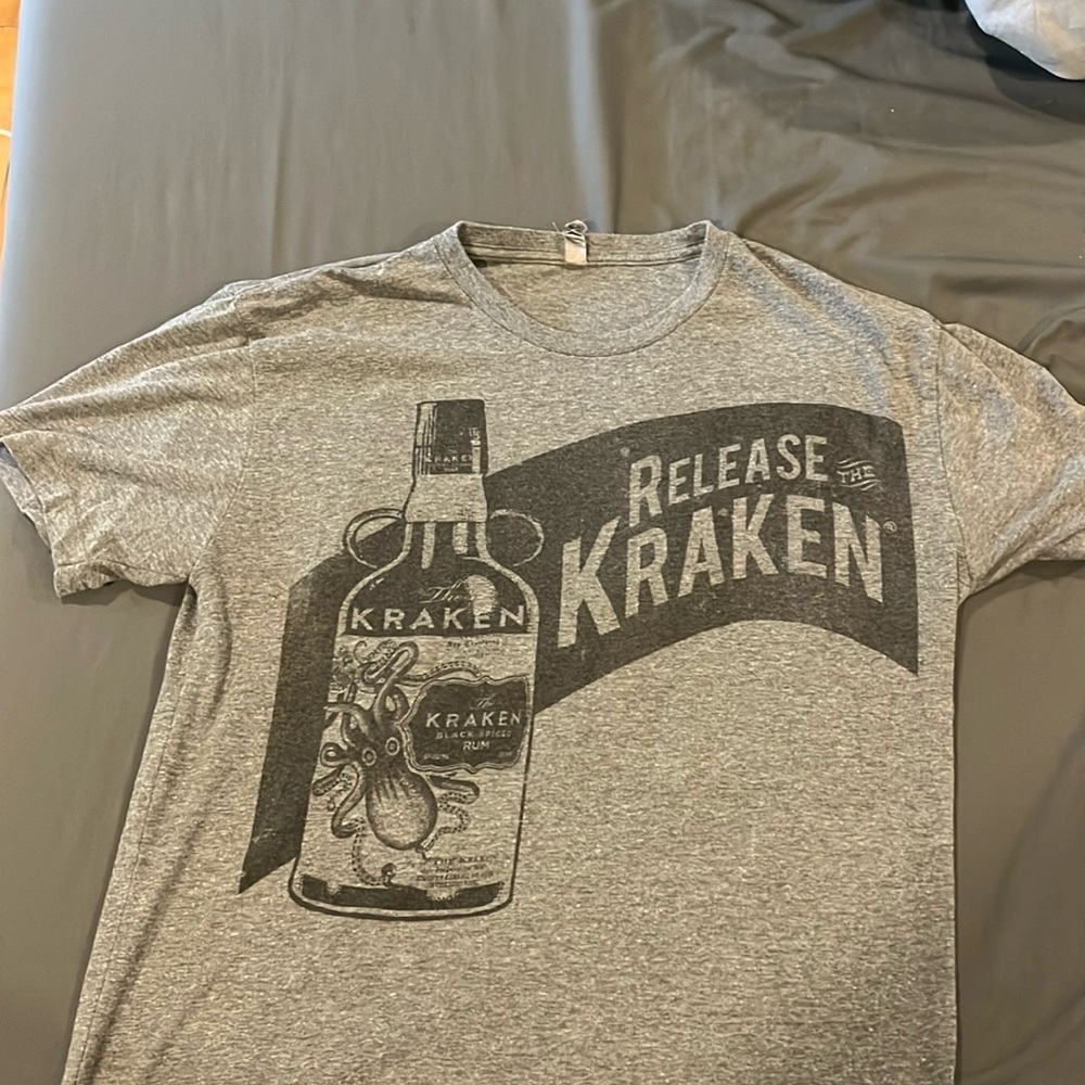 Kraken rum grey t shirt